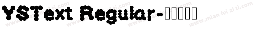 YSText Regular字体转换